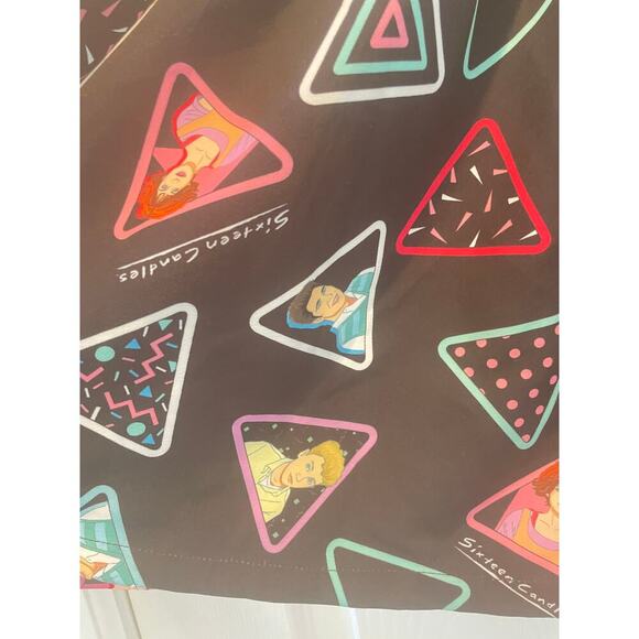 Unique Vintage X Sixteen Candles A-Line Mini Skirt Size M Vintage Style 1980s#41 - Picture 6 of 7